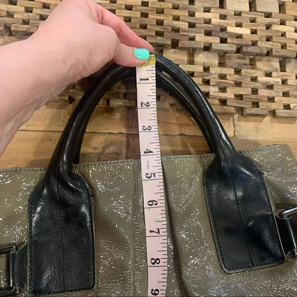 Kenneth Cole New York Patent Leather Tall Hobo‎ Bag